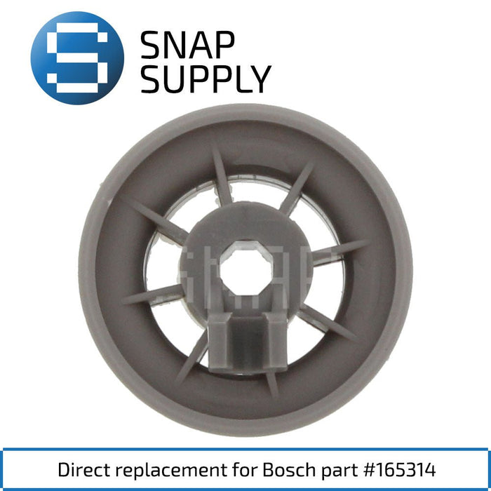 Replacement Dishwasher Rack Wheel for SNAP Supply 165314 - Snap Supply