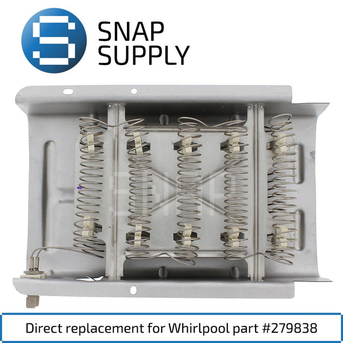 Replacement Dryer Heating Element for SNAP Supply 279838 - Snap Supply