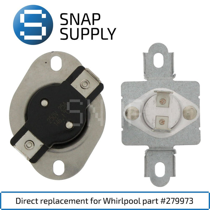 Replacement Dryer Thermostat Kit for SNAP Supply 279973 - Snap Supply