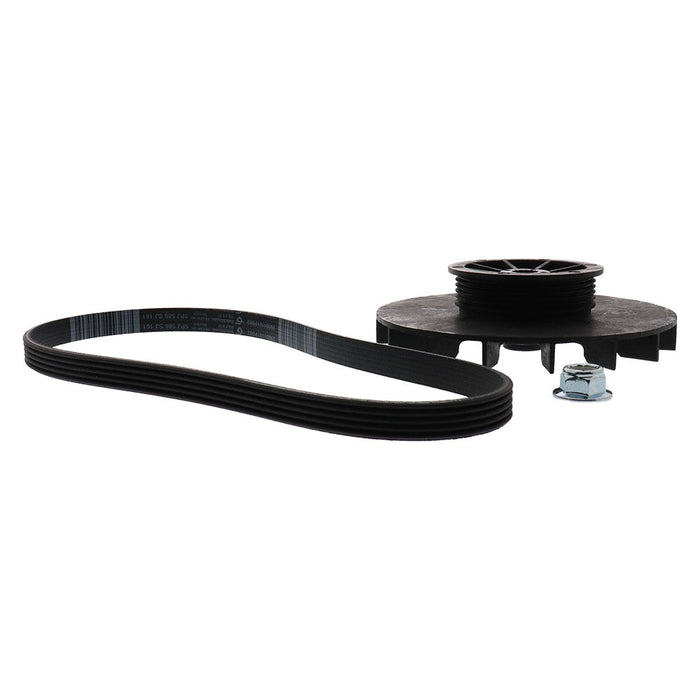 WH03X32217KIT Washer 1/2 HP Motor Pulley, Nut & Belt for GE - Snap Supply - WH01X24180-WH03X32217-