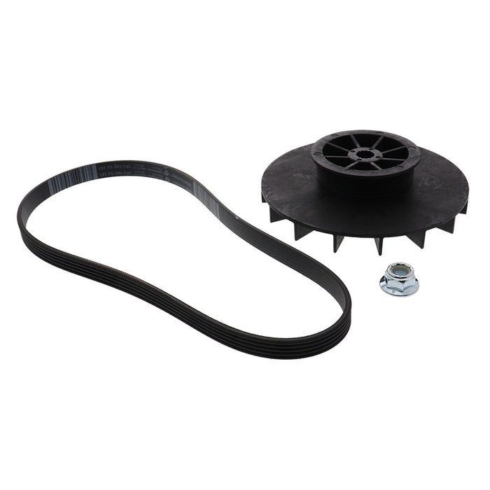 WH03X32217KIT Washer 1/2 HP Motor Pulley, Nut & Belt for GE