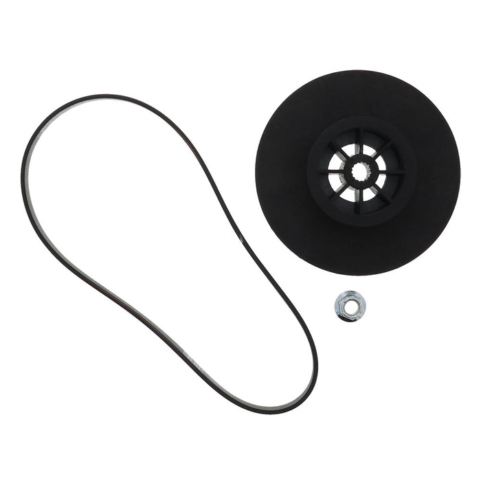 WH03X32217KIT Washer 1/2 HP Motor Pulley, Nut & Belt for GE