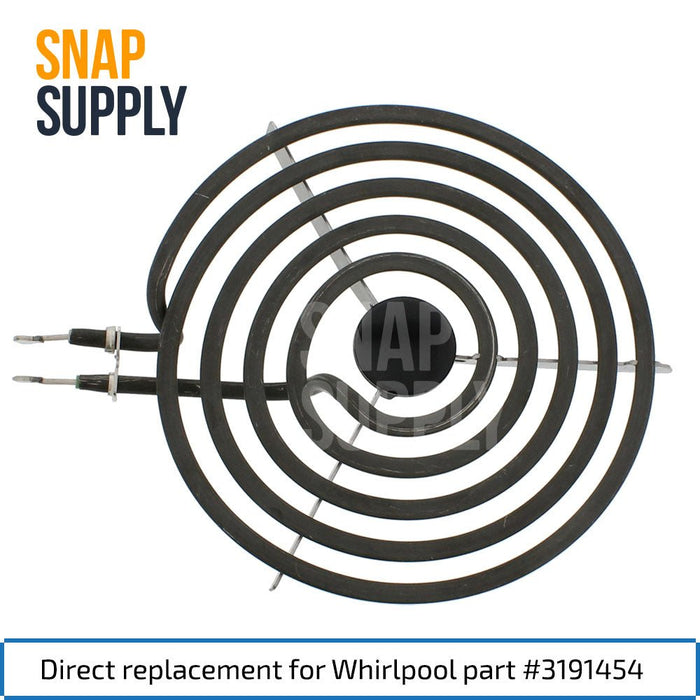 3191454 8" Surface Element for Whirlpool - Snap Supply--Oven-Retail-Surface Element