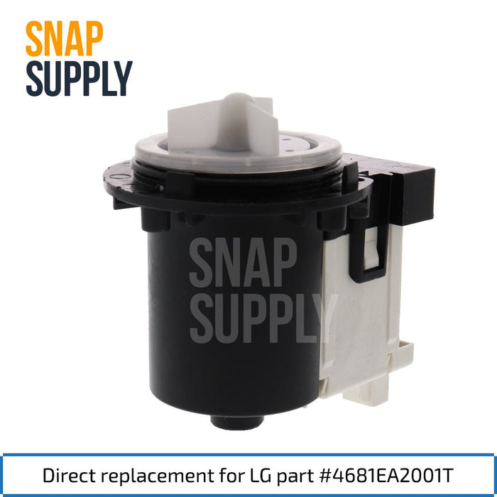 4681EA2001T Washer Pump for LG - Snap Supply--express-Laundry-Laundry Other