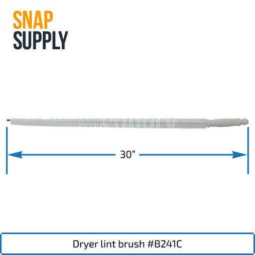 B241C Lint Brush for Upper Level Dryer Trap - Snap Supply--Brush-Laundry-Laundry Other