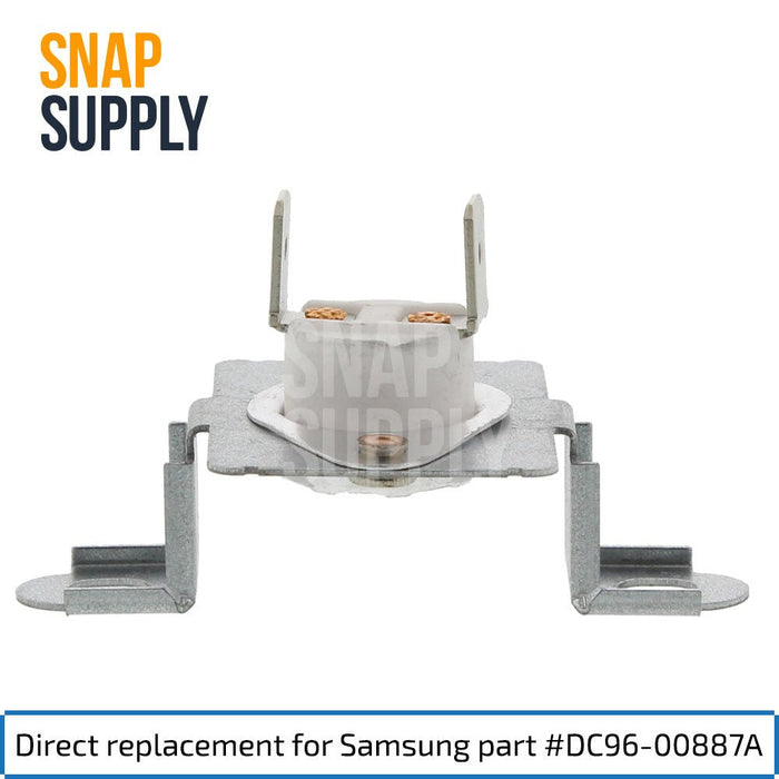DC96-00887A Dryer Thermal Fuse Assembly for Samsung - Snap Supply--Retail-Thermostat-
