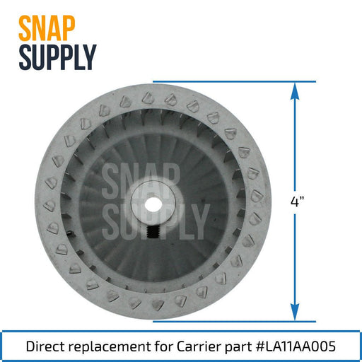 LA11AA005 Inducer Motor Blower Wheel for Carrier - Snap Supply--Blower Wheel-HVAC-Retail