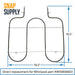 W10856603 Broil Element for Whirlpool - Snap Supply--Broil Element-Oven-Retail