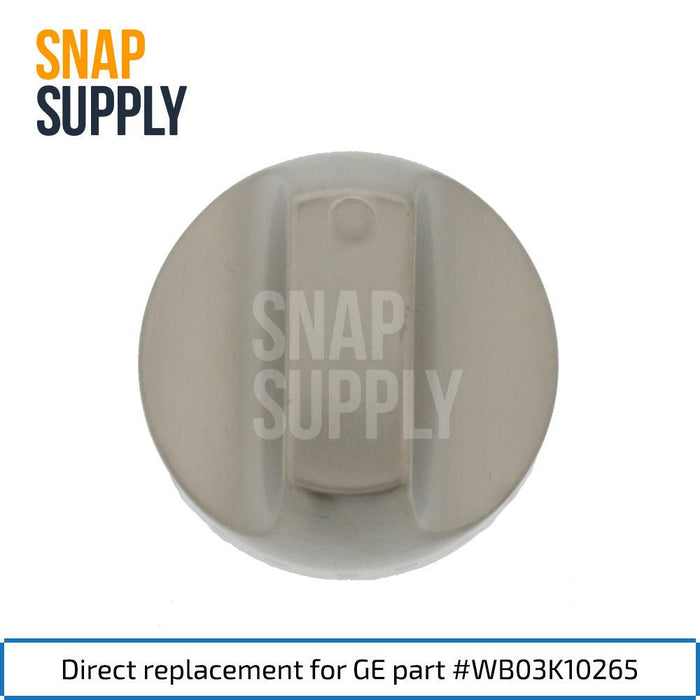 WB03K10265 Burner Knob for GE - Snap Supply--Knob-Oven-Retail