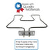 WB44X5043 Bake Element for GE - Snap Supply--Bake Element-Oven-Retail