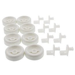 WD35X21038 Dishwasher Lower Rack Roller Kit (8) For GE - Snap Supply--NEW-Test product-