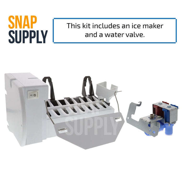 WR30X10093 & WR57X10032 Snap Supply Ice Maker Kit for GE - Snap Supply--express-Ice Maker-Retail